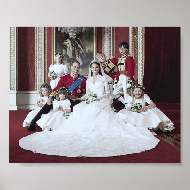 Poster Mariage du prince William et de Catherine Middleto (Devant)