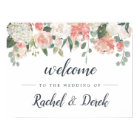 Mariage Floral de mi-été Bienvenue