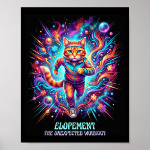 Poster Mariage Fuite Drôle La séance d'entraînement inatt