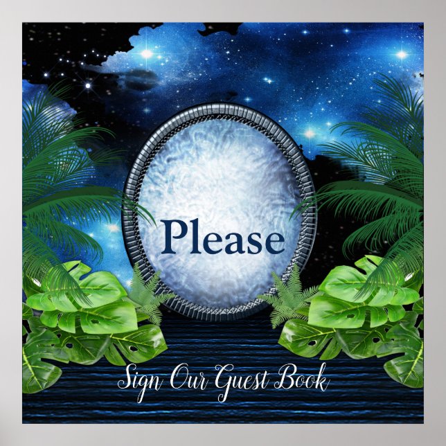 Poster Mariage Galaxy-Portal (Devant)