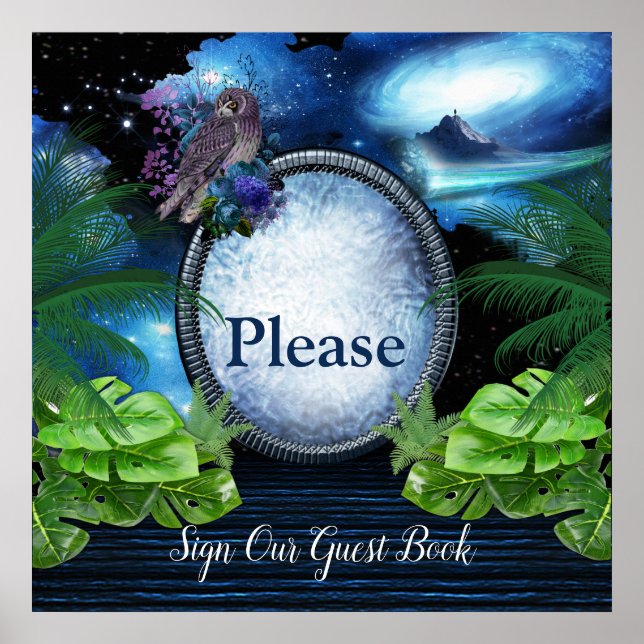 Poster Mariage Galaxy Portal (Devant)