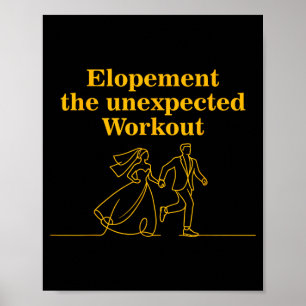 Poster Mariage Mariée Marié Humour de Mariage Drôle