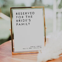 Mariage minimaliste Moderne Réservé À La Connexion