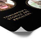 Mariage Or Noir Chien Personnalisé 2 Photo Bar Ouv