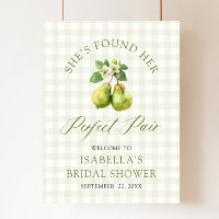 Mariage Parfait Paire Moderne Vert Gingham