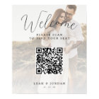 Mariage photo numérique QR Code de siège graphique