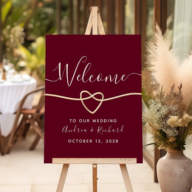 Poster Mariage romantique de Bourgogne (Créateur téléchargé)