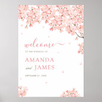 Mariage Sakura Japanese Cherry Blossoms Bienvenue