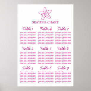 Poster Mariage Seastar Seastar Planner 1-9