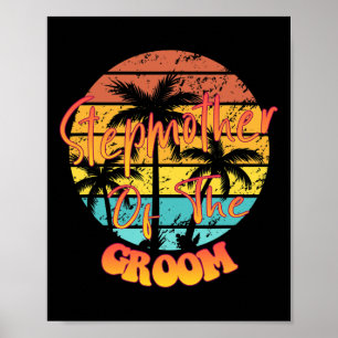 Poster Mariage - Stepmère Du Groom Drôle Drôle Dit Gr