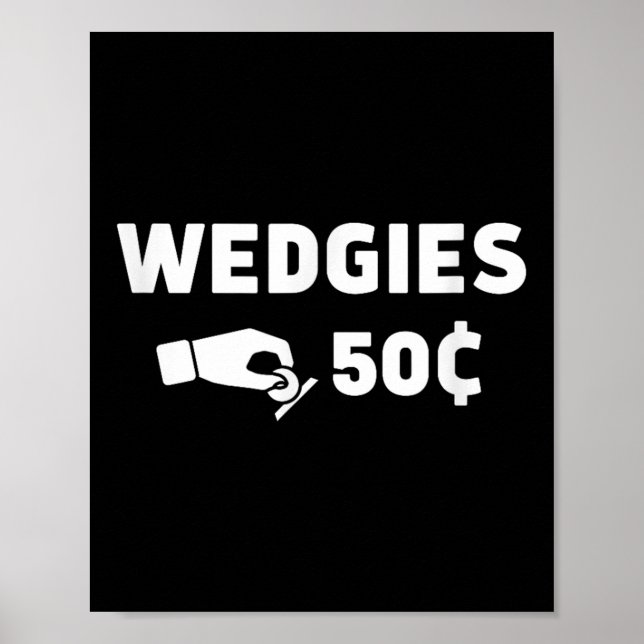 Poster Mariages 50 Cents Drôle Insertion Pièces Design (Devant)