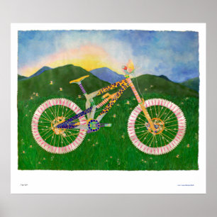 Poster Mariah Mountain Bike Imprimer