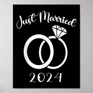Poster Marié 2024 Cercles Mariages Correspondant Couple N