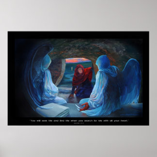 Poster Marie à la Tombe du Christ