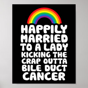 Poster Marié À Lady Kicking Crap Outta Bile Ducs Cance