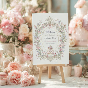 Poster Marie Antoinette Élégante : Bienvenue à la Baby Sh