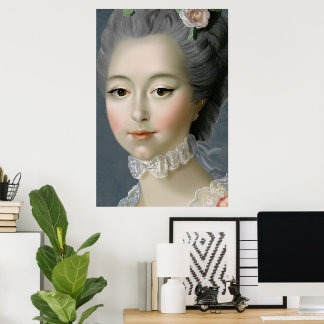 Poster Marie Antoinette – Romantic Rococo Portrait