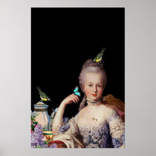 Poster Marie avec clé et serrure