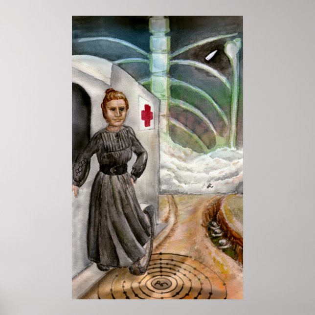 Poster Marie Curie Art Imprimer (Devant)