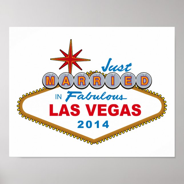 Poster Marié Dans Fabulous Las Vegas 2014 (Signe) (Devant)