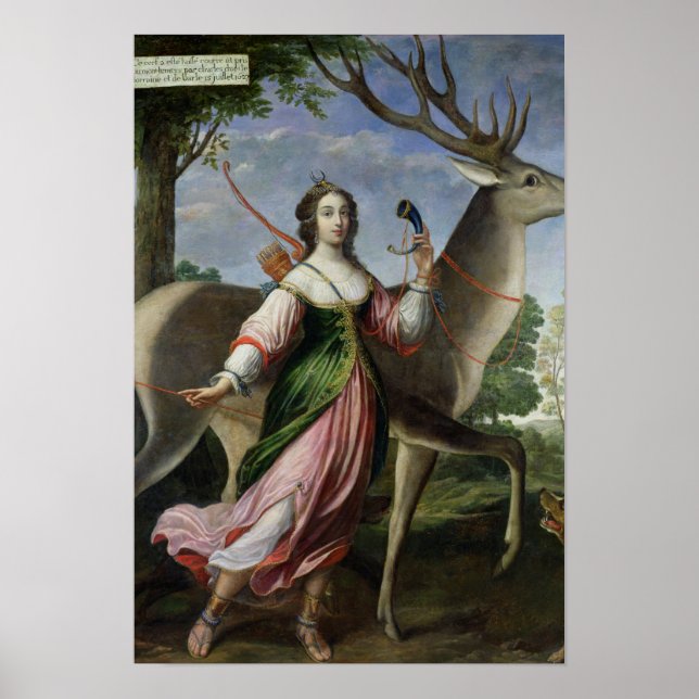 Poster Marie de Rohan-Montbazon Duchesse de Chevreuse (Devant)