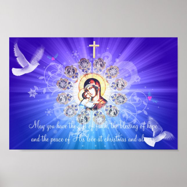 Poster Marie et Jésus (Devant)