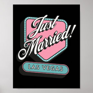 Poster Marié Las Vegas Mariage mariée