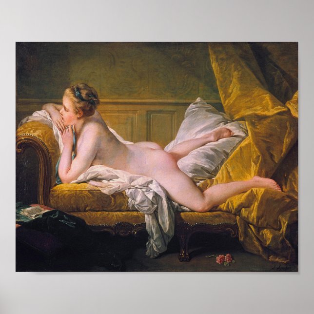 Poster Marie-Louise O'Murphy mistress – François Boucher (Devant)