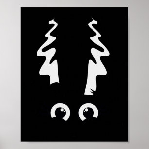 Poster Mariée De Frankenstein Cute Monster Halloween Cost