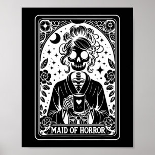 Poster Mariée de la carte de tarot d'horreur Coven gothiq