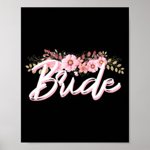 Poster Mariée en préparation assortie au marié de mariage