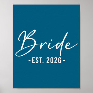 Poster Mariée est 2026 tenue de mariée assortie pour le m