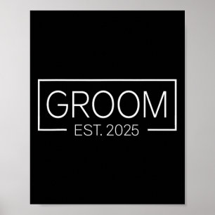 Poster Mariée Et Mariée 2025 M. Mme Coupl