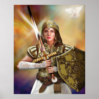 Poster Mariée guerrière du Christ