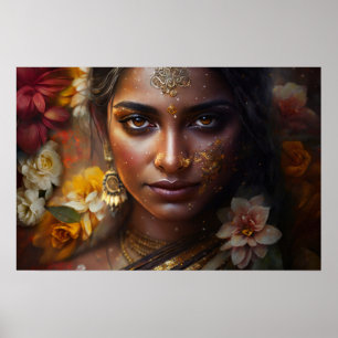 Poster Mariée rayonnante