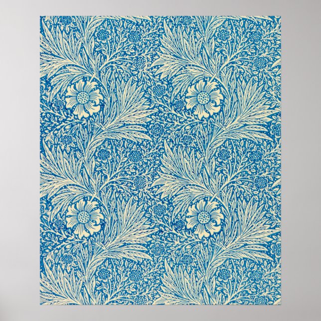 Poster Marigold par William Morris (Devant)