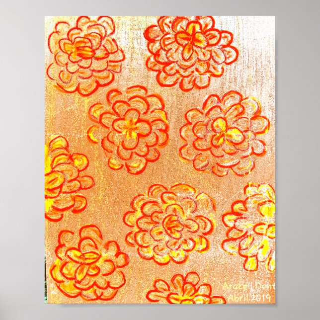 Poster Marigolds (Devant)