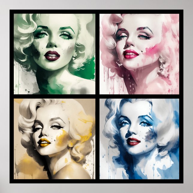 Poster marilyn ink 4/4 all in one (Devant)