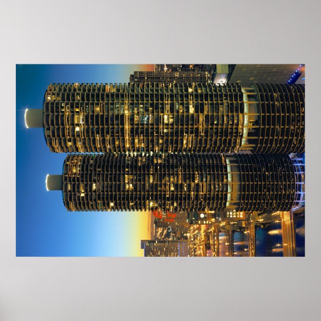 Poster Marina City Chicago (Devant)
