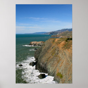 Poster Marina Headlands, Falaises côtières