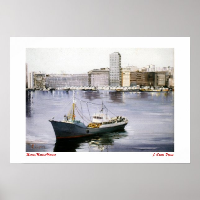 Poster Marina/Mariña/Marine (Devant)