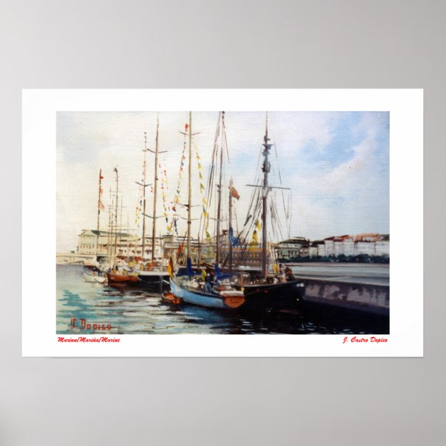 Poster Marina/Mariña/Marine (Devant)
