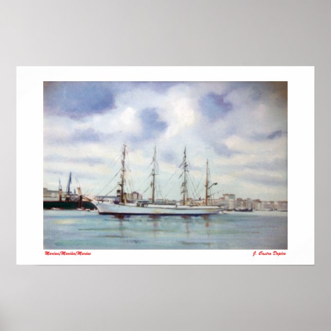 Poster Marina/Mariña/Marine (Devant)