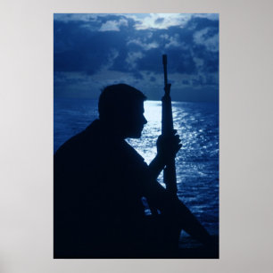 Poster Marine américaine
