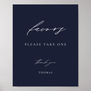 Poster Marine Blue Favor