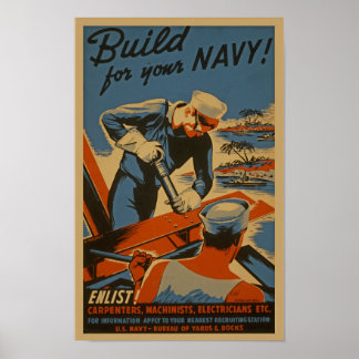 Poster Marine - Constructeurs