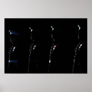 Poster Marine Corps Silent Drill Platoon