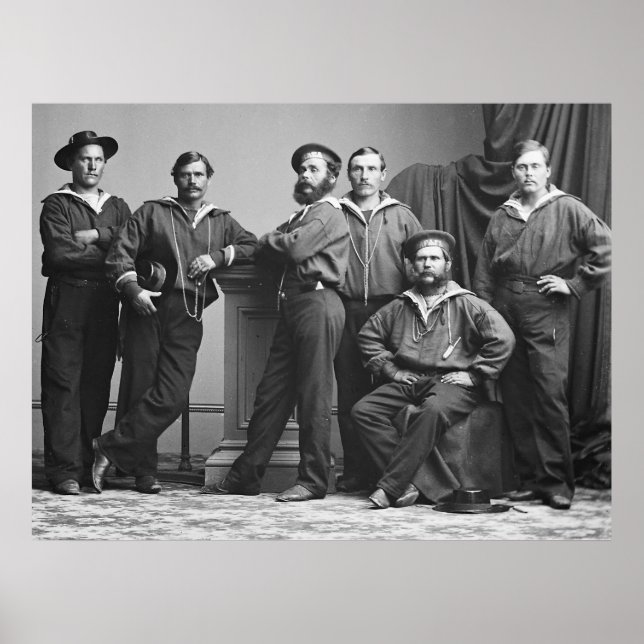 Poster Marine de guerre civile : 1860 (Devant)
