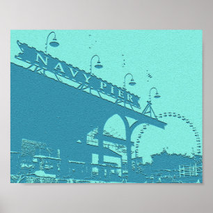 Poster Marine Pier