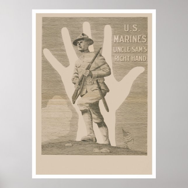 Poster Marines de l'oncle Sam's Right (Devant)